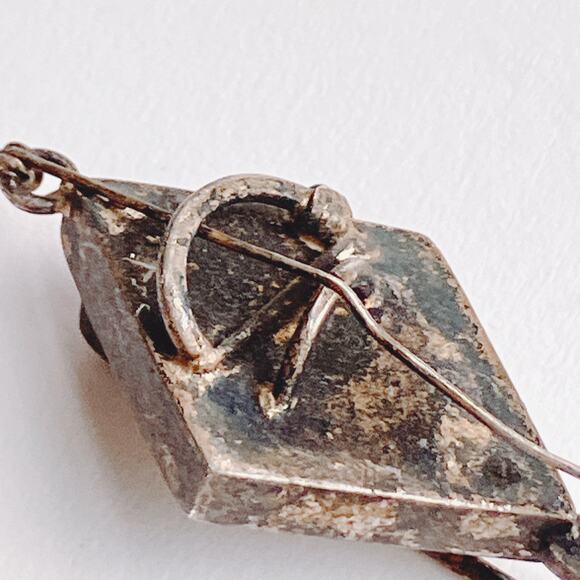 RARE Vintage 1930s Solid Silver Balalaika Brooch USSR Russian Folk Figural Pin - Picture 6 of 14